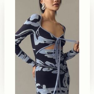 Significant Other Atlas Cutout Midi Dress